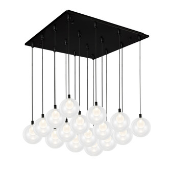 Bolla 21-in Black 16-Light Multi Pendant (461|MP3106BK-16)