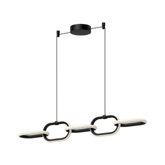 Airen 36-in Black LED Linear Pendant (461|LP92636-BK-UNV)