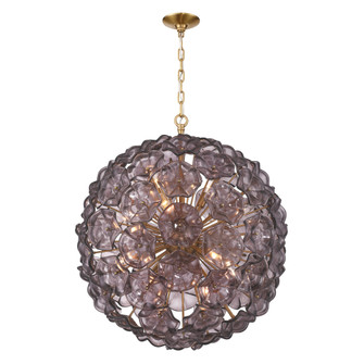 Esme 28'' Aged Brass Chandelier (205|ESM-4009-AG-SM)