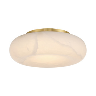 Acme 16'' Integrated LED Aged Brass Flush Mount (205|AME-405-AG)