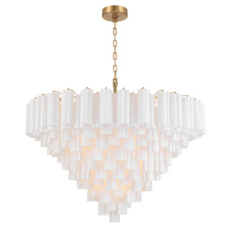 Addis 49'' Aged Brass Chandelier (205|ADD-327-AG-WH)