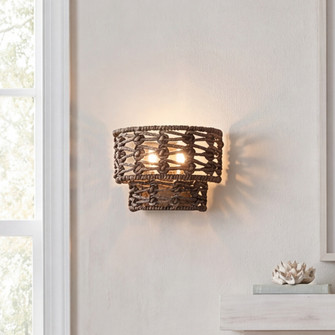 Silencio 2-Light Wall Wall Sconce in Riviera Brass by Breegan Jane (128|9-9285-2-220)