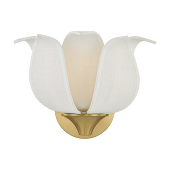 Elsie 1-Light Wall Sconce in Warm Brass by Breegan Jane (128|9-7164-1-322)