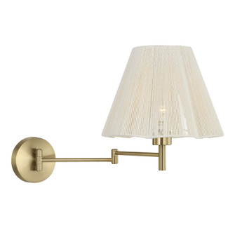 Rosa 1-Light Wall Sconce in Noble Brass by Breegan Jane (128|9-6082CP-1-127)