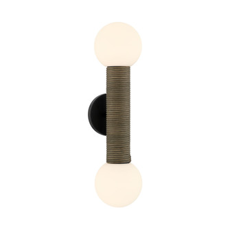 Jarrell 2-Light Wall Sconce in Matte Black (128|9-4081-2-BK)