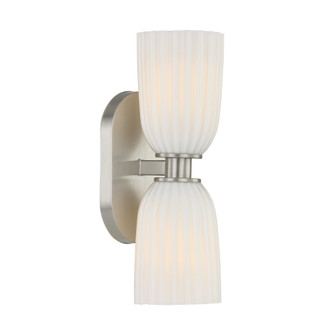 Baldwin 2-Light Wall Wall Sconce in Satin Nickel (128|9-1245-2-SN)