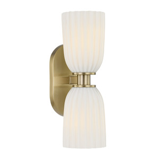 Baldwin 2-Light Wall Wall Sconce in Noble Brass (128|9-1245-2-127)