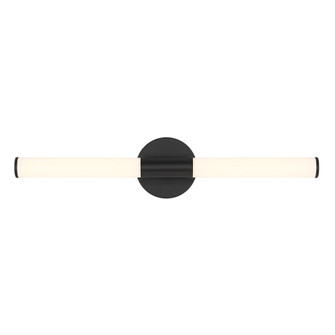 Connor 24'' Mini Tube LED Cylinder Vanity Light in Black (128|8-9999-24-BK)
