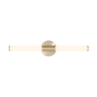 Connor 24'' Mini Tube LED Cylinder Vanity Light in Brass (128|8-9999-24-BR)