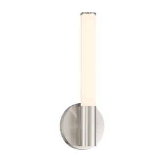 Connor 14'' Mini Tube LED Cylinder Vanity Light in Satin Nickel (128|8-9999-14-SN)