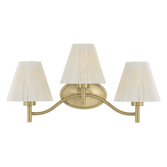 Rosa 3-Light Bathroom Vanity Light in Noble Brass by Breegan Jane (128|8-6081-3-127)
