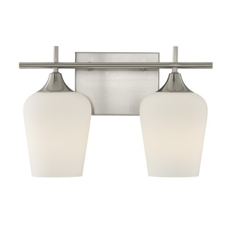 Octave 2-Light Bathroom Vanity Light in Satin Nickel (128|8-6030-2-SN)