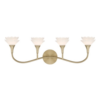 Florena 4-Light Bathroom Vanity Light in Noble Brass by Breegan Jane (128|8-5081-4-127)