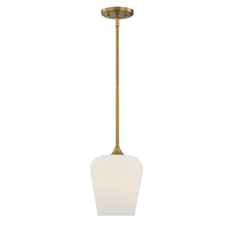 Octave 1-Light Pendant in Warm Brass (128|7-6036-1-322)