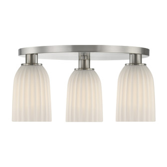 Baldwin 3-Light Flush Mount in Satin Nickel (128|6-1247-3-SN)