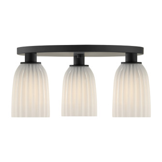 Baldwin 3-Light Flush Mount in Matte Black (128|6-1247-3-89)