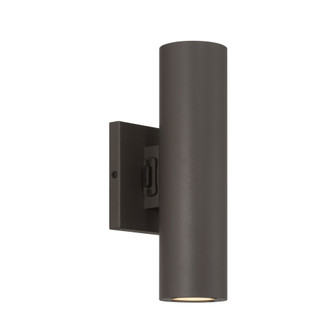 Kelley 2-Light LED 5CCT Cylinder Exterior Light in Bronze (128|5-CYL-2-5CCT-BZ)