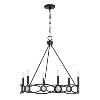 Minette 6-Light Chandelier in Matte Black (128|1-4101-6-89)