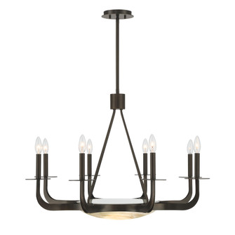 Salford 9-Light Chandelier in Mediterranean Bronze by Dann Foley (128|1-1487-9-15)