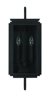 Irving 2 Light Outdoor Wall Lantern in Textured Black (20|ZA7710-TB)