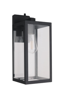 Harris 1 Light 15.63'' Outdoor Wall Lantern in Textured Black w/ Photocell & Dusk-to-Dawn (20|ZA7114-TB-PC)
