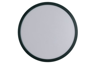 Slim Line II 15'' LED Pancake Flushmount in Flat Black; 5CCT Selectable 2700-5000K (20|X9415-FB-LED-5CCT)