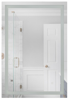 Meredith 24'' x 36'' Rectangle Front/Back Lit LED Mirror, Dimmer, 3000-5000K, in White (20|MIR2409RT-W3C)