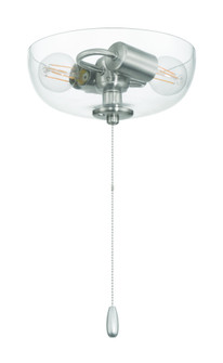 2 Light Bowl Light Kit in Brushed Polished Nickel (Clear Glass) (20|LK2601-2L-BNK)