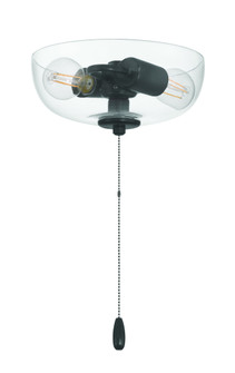 2 Light Bowl Light Kit in Flat Black (Clear Glass) (20|LK2601-2L-FB)