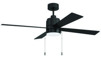 Energy Star McCoy 52'' 4-Blade Ceiling Fan in Flat Black w/ Flat Black Blades (20|EMCY52FB4-PC)