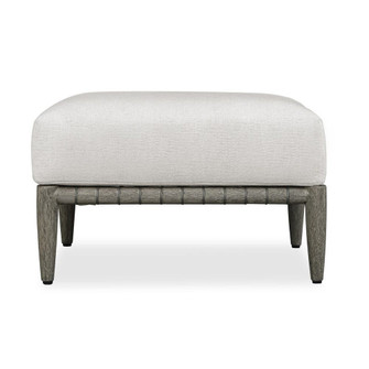 Uttermost Borneo White Cushion Outdoor Ottoman (85|53124)