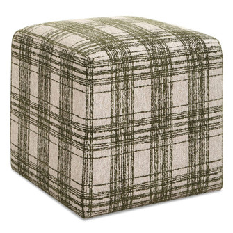 Uttermost Joie Ireland Plaid Ottoman (85|53065)