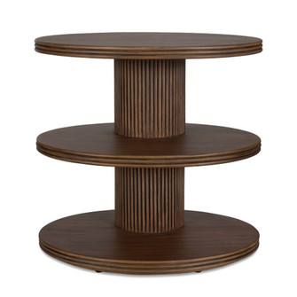 Uttermost Top Tier Oval Walnut Side Table (85|50320)
