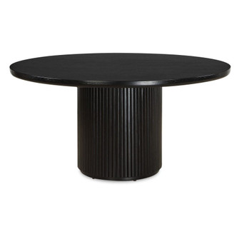 Uttermost Hersch Round Black Dining Table (85|50147)