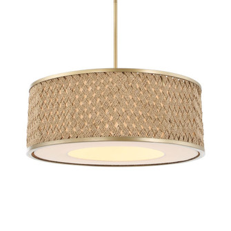 Uttermost Pinchot 4 Light Rattan Drum Pendant (85|21632)