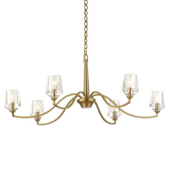 Uttermost Barcelona 6 Light Brass Chandelier (85|21404)