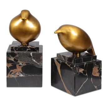 Uttermost Golden Finch Bird Figurines Set/2 (85|18301)