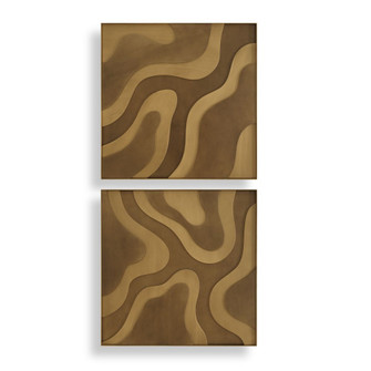Uttermost Golden Terrain Wooden Wall Decor Set/2 (85|03502)