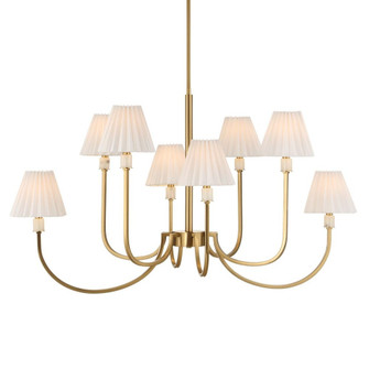 Uttermost Poppins 8 Light Brass Chandelier (85|21406)