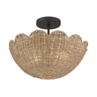 Malura 16'' Wide 2-Light Semi-Flush Mount (670|99202-MB)