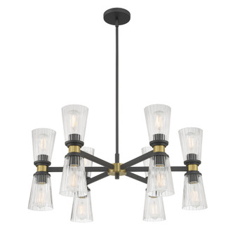 Lustria  29.5'' Wide 12-Light Chandelier (670|9312-MB/VB)