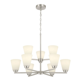 Strayhan 28.5'' Wide 9-Light Chandelier (670|64109WG-BN)