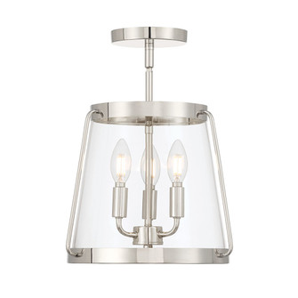 Adabella 12.25'' Wide 3-Light Semi-Flush Mount (670|230103-PN)