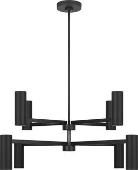 Zentro Eight Light Chandelier (38|GLC2068MBK)