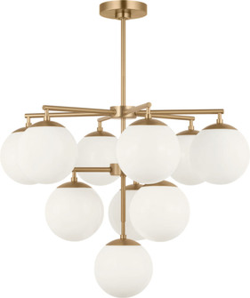 Nube Ten Light Chandelier (38|GLC18010SB)