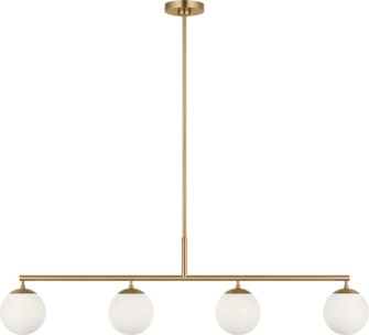 Nube Four Light Linear Chandelier (38|GLC1814SB)
