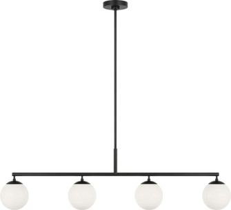 Nube Four Light Linear Chandelier (38|GLC1814MBK)