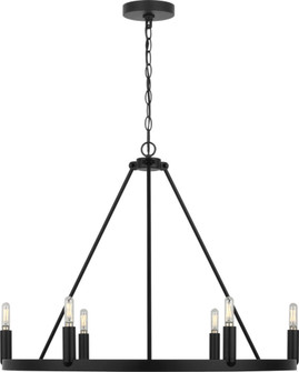 Mirla Six Light Chandelier (38|GLC2016MBK)