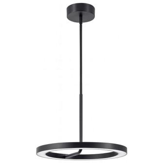 One 18'' LED Pendant 120-277V 30W 5CCT BK (1|ONEP18LAJUDBK)
