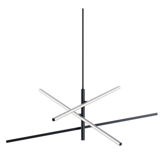 Knoll 48'' LED Pendant 120-277V 5CCT BK (1|KNOP48LAJUDBK)